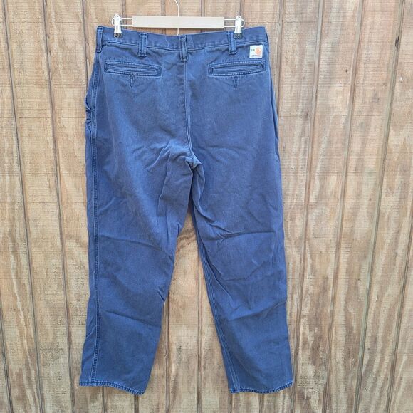Carhartt FR Navy Blue Pants Mens Size 36 X 34 - Picture 1 of 9